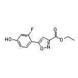 5-(2-氟-4-羟基苯基)异噁唑-3-甲酸乙酯