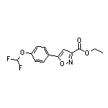 5-[4-(二氟甲氧基)苯基]异噁唑-3-甲酸乙酯