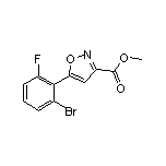 5-(2-溴-6-氟苯基)异噁唑-3-甲酸甲酯