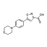 5-[4-(4-吗啉基)苯基]异噁唑-3-甲酸