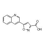5-(3-喹啉基)异噁唑-3-甲酸