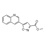 5-(3-喹啉基)异噁唑-3-甲酸甲酯