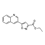 5-(3-喹啉基)异噁唑-3-甲酸乙酯