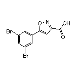 5-(3,5-二溴苯基)异噁唑-3-甲酸