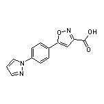 5-[4-(1-吡唑基)苯基]异噁唑-3-甲酸