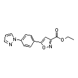 5-[4-(1-吡唑基)苯基]异噁唑-3-甲酸乙酯