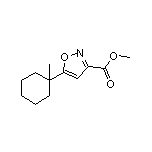 5-(1-甲基环己基)异噁唑-3-甲酸甲酯