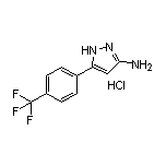 3-氨基-5-[4-(三氟甲基)苯基]-1H-吡唑盐酸盐