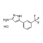 3-氨基-5-[3-(三氟甲基)苯基]-1H-吡唑盐酸盐