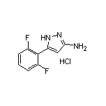 3-氨基-5-(2,6-二氟苯基)-1H-吡唑盐酸盐
