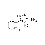 3-氨基-5-(2-氟苯基)-1H-吡唑盐酸盐