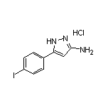 3-氨基-5-(4-碘苯基)-1H-吡唑盐酸盐