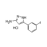 3-氨基-5-(3-碘苯基)-1H-吡唑盐酸盐