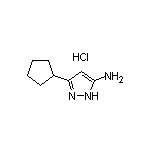 3-氨基-5-环戊基-1H-吡唑盐酸盐