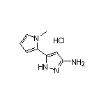 3-氨基-5-(1-甲基-2-吡咯基)吡唑盐酸盐