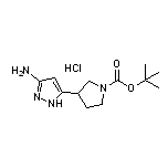 5-氨基-3-(1-Boc-3-吡咯烷基)吡唑盐酸盐