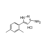 3-氨基-5-(2,4-二甲基苯基)吡唑盐酸盐