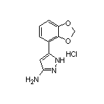 3-氨基-5-(4-苯并二噁茂基)吡唑盐酸盐