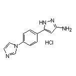 3-氨基-5-[4-(1-咪唑基)苯基]吡唑盐酸盐