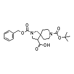 8-Boc-2-Cbz-2,8-二氮杂螺[4.5]癸烷-4-甲酸