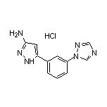 3-氨基-5-[3-(1H-1,2,4-三唑-1-基)苯基]吡唑盐酸盐
