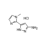 3-氨基-5-(1-甲基-2-咪唑基)吡唑盐酸盐