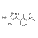 3-氨基-5-(2-甲基-3-硝基苯基)吡唑盐酸盐