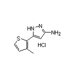 3-氨基-5-(3-甲基-2-噻吩基)吡唑盐酸盐