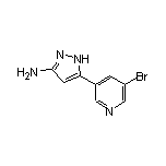 3-氨基-5-(5-溴-3-吡啶基)吡唑