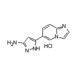 3-氨基-5-(6-咪唑并[1,2-a]吡啶基)吡唑盐酸盐