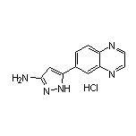 3-氨基-5-(6-喹喔啉基)吡唑盐酸盐