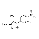 3-氨基-5-(3-甲基-4-硝基苯基)吡唑盐酸盐