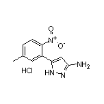 3-氨基-5-(5-甲基-2-硝基苯基)吡唑盐酸盐