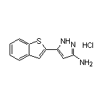 3-氨基-5-(2-苯并噻吩基)吡唑盐酸盐
