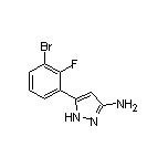 3-氨基-5-(3-溴-2-氟苯基)吡唑