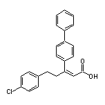 (Z)-3-(4-联苯基)-5-(4-氯苯基)-2-戊烯酸