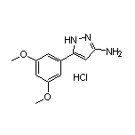 3-氨基-5-(3,5-二甲氧基苯基)吡唑盐酸盐