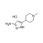 3-氨基-5-(1-甲基-4-哌啶基)吡唑盐酸盐