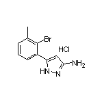 3-氨基-5-(2-溴-3-甲基苯基)吡唑盐酸盐