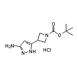 3-氨基-5-(1-Boc-3-氮杂环丁基)吡唑盐酸盐