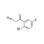 3-(2-溴-5-氟苯基)-3-氧代丙腈