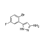 3-氨基-5-(2-溴-5-氟苯基)吡唑