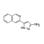 3-氨基-5-(3-异喹啉基)吡唑
