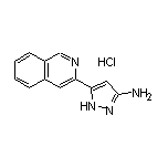 3-氨基-5-(3-异喹啉基)吡唑盐酸盐