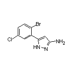 3-氨基-5-(2-溴-5-氯苯基)吡唑