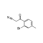 3-(2-溴-4-甲基苯基)-3-氧代丙腈