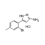 3-氨基-5-(2-溴-4-甲基苯基)吡唑盐酸盐