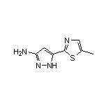 3-氨基-5-(5-甲基-2-噻唑基)吡唑