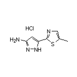 3-氨基-5-(5-甲基-2-噻唑基)吡唑盐酸盐