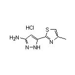 3-氨基-5-(4-甲基-2-噻唑基)吡唑盐酸盐